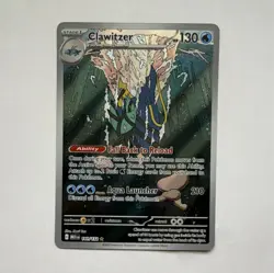 Pokemon Clawitzer Me01: Mega Evolution Illustration Rare 141/132 Holo HP 130 - Image 1