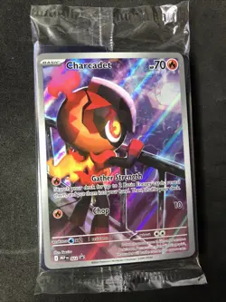 Charcadet 022 ETB Black Star Promo - Pokemon TCG Phantasmal Flames - NM+/SEALED - Image 1