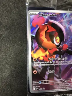 Charcadet 022 ETB Black Star Promo - Pokemon TCG Phantasmal Flames - NM+/SEALED - Image 2