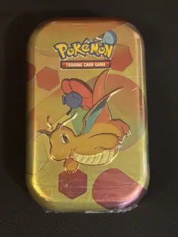 Pokemon TCG - 151 Mini Tin Dragonite - 2 x 151 Booster Packs - Dragonite Art - Image 1