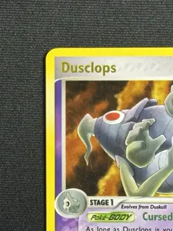 Dusclops 17/100 Stamped Pokemon EX Crystal Guardians Vintage Reverse Holo LP/MP - Image 2