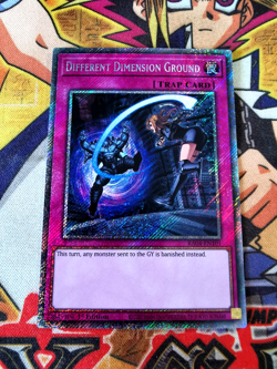 Different Dimension Ground ra04-en101 (NEW) Platinum-Secret Yu-Gi-Oh - Image 1