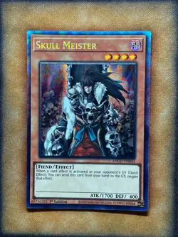 Yugioh Skull Meister ANGU-EN043 Collector Rare 1st Ed NM - Image 1