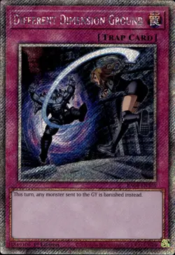 Different Dimension Ground 1st Ed Platinum Secret RA04-EN101 Yu-Gi-Oh! - Image 1