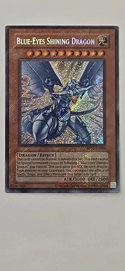 YuGiOh! Blue-Eyes Shining Dragon (RP02-EN096) - Secret Rare (NM) - Image 1