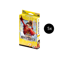 One Piece Egghead Starter Deck [ST29] English Version Lot Of 5 New Sealed - Image 1