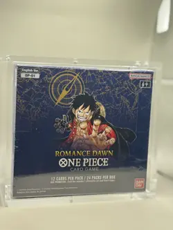 One Piece OP-01 Romance Dawn Booster Box New and Sealed Blue Bottom + case - Image 5