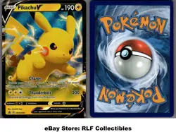 2021 Pokemon, Sword & Shield Promos, #SWSH061 Pikachu V, Black Star Promo (b) - Image 1