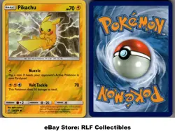 2019 Pokemon, S&M Cosmic Eclipse, #66/236 Pikachu, Reverse Holo Common - Image 1
