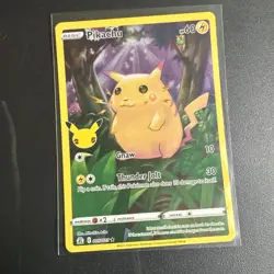 PIKACHU FULL ART HOLO 25 TH ANNIVERSARY EDITION POKEMON LP - Image 1