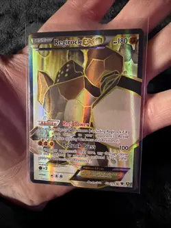 Pokemon TCG Regirock EX Full Art Ultra Rare Holo 43a/124 - Image 3