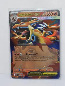 Mega Charizard Y ex Promo Mega Evolution Promo 030 Near Mint Holofoil Pokemon - Image 1