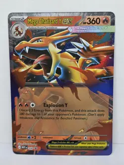 Mega Charizard Y ex Promo Mega Evolution Promo 030 Near Mint Holofoil Pokemon - Image 3