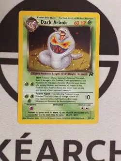 Pokemon Karte Dunkles Arbok 2/82 Team Rocket Set Pokemon Dark Alakazam Holo TCG - Image 1