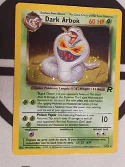 Pokemon Karte Dunkles Arbok 2/82 Team Rocket Set Pokemon Dark Alakazam Holo TCG - Image 2