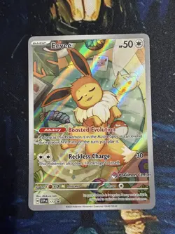 Eevee SVP 173 Pokemon Center Stamped Promo Prismatic Evolutions - Image 1