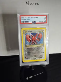 2001 Pokemon Neo Discovery Scizor Holo PSA 5 EX 10/75 - Image 2