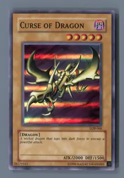 Curse of Dragon LOB-066 The Legend of Blue Eyes White Dragon Yu-Gi-Oh LP - Image 1