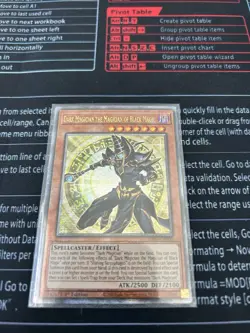 Yu-Gi-Oh Dark Magician the Magician of Black Magic Quarter Century INFO-EN006 - Image 1