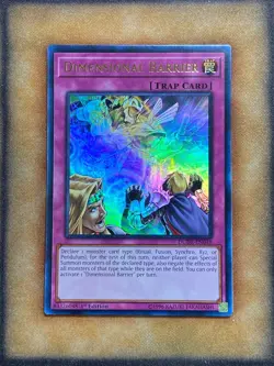 Yugioh Dimensional Barrier DUDE-EN048 Ultra Rare 1st Ed NM - Image 1