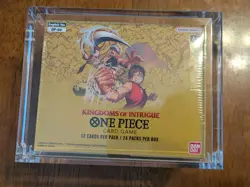 One Piece Card Game Kingdoms of Intrigue OP-04 Booster Box English with case - Image 1