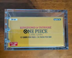 One Piece Card Game Kingdoms of Intrigue OP-04 Booster Box English with case - Image 2