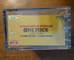 One Piece Card Game Kingdoms of Intrigue OP-04 Booster Box English with case - Image 4