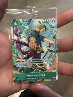 One Piece TCG Roronoa Zoro 2026 C2E2 Promo Card English Version - Image 2