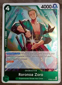 2025 One Piece Roronoa Zoro English Premium Booster The Best PRB02-006 NETFLIX! - Image 1