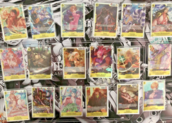 One Piece 55 Foil Cards Mixed Lot (5 SR included) - English, NM for SR - Image 1