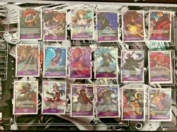 One Piece 55 Foil Cards Mixed Lot (5 SR included) - English, NM for SR - Image 2