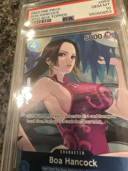 2023 Boa Hancock OP02 Paramount War Box Topper OP02-059 UC PSA 10 English - Image 3