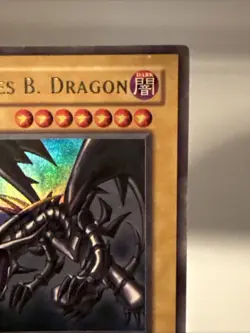 Yu-Gi-Oh! TCG Red-Eyes Black Dragon SDJ-001 Vintage Holo Rare Card 1996 - Image 2