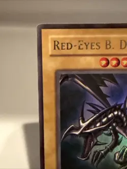 Yu-Gi-Oh! TCG Red-Eyes Black Dragon SDJ-001 Vintage Holo Rare Card 1996 - Image 3