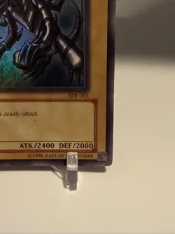 Yu-Gi-Oh! TCG Red-Eyes Black Dragon SDJ-001 Vintage Holo Rare Card 1996 - Image 5