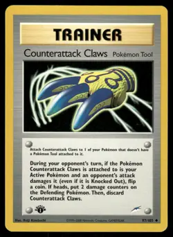 Pokemon Cards Counterattack Claws 97/105 1st Edition Neo Destiny WOTC Uncommon - Image 1