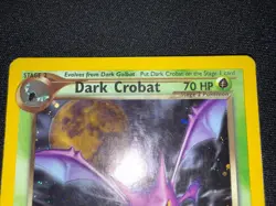 DARK CROBAT RARE 1st FIRST EDITION POKEMON 2/105 HOLO CARD NEO DESTINY MP - Image 5