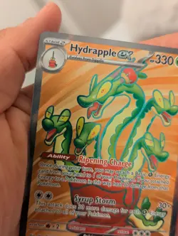 Pokemon TCG Hydrapple EX Stellar Crown Holo Ultra Rare Card 156/142 - Image 3