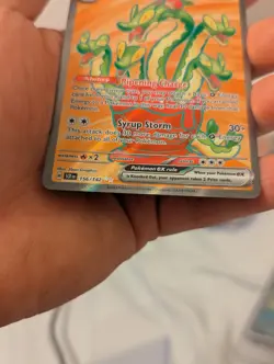 Pokemon TCG Hydrapple EX Stellar Crown Holo Ultra Rare Card 156/142 - Image 5