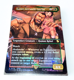 Barret, Avalanche Leader Mtg Card Track Foil Extended Art Final Fantasy English - Image 1