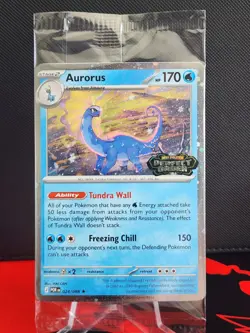 Pokemon Perfect Order Promo Holo Card Aurorus 024/088 Sealed Pack Stamped - Image 1