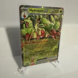 Hydrapple Ex 14/142 Stellar Crown Cosmo Holo Rare Pokemon Card 2024 - Image 2