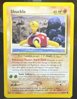 Pokemon Pokemon TCG Shuckle 51/64 Neo Revelation Regular Card (Yuka Morii) - Image 1