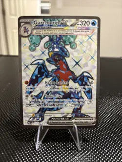 Pokemon Garchomp EX Holo Ultra Rare Card 219/182 Sv04: Paradox Rift - Image 1