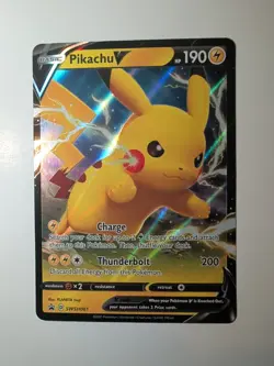 Pikachu V SWSH061 SWSH: Sword & Shield Promo Cards Holo - Image 1