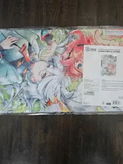 Gundam Card Game Suletta And Miorine Evx02 Playmat And Card Set English Sealed - Image 1