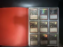 MTG Magic the Gathering Binder 396 Red Rare and Mythic Cards - Image 2
