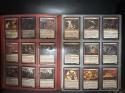 MTG Magic the Gathering Binder 396 Red Rare and Mythic Cards - Image 3