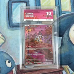 Cubone 0407/07 SCHN Gem Pack Vol.3 ACE 10 GEM MINT S-Chinese Exclusive Card - Image 1