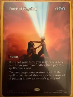 Force of Negation (Borderless) Avatar: The Last Airbender: Eternal-Legal Foil - Image 1